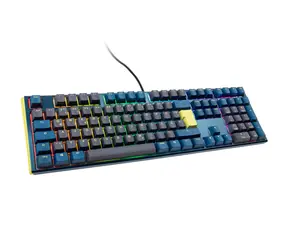 Ducky One 3 Daybreak Cherry MX-Brown modrá / herní klávesnice / podsvícená / mechanická / drátová USB-C / DE