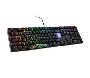 Ducky One 3 Classic Cherry MX-Red černá / herní klávesnice / podsvícená / mechanická / drátová USB-C / DE