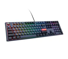 Ducky One 3 Cherry MX-Blue modrá / herní klávesnice / podsvícená / mechanická / drátová USB-C / US