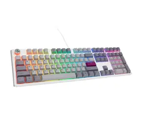 Ducky One 3 Cherry MX-Red šedá / herní klávesnice / podsvícená / mechanická / drátová USB-C / US