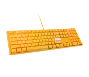Ducky One 3 Yellow Cherry MX-Clear žlutá / herní klávesnice / podsvícená / mechanická / drátová USB-C / US