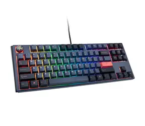 Ducky One 3 TKL Cherry MX-Ergo-Clear modrá / herní klávesnice / podsvícená / mechanická / drátová USB-C / US