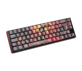 Ducky x Doom One 3 Cherry MX-Silent-Red černá / herní klávesnice / mechanická / drátová USB-C / DE