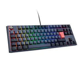 Ducky One 3 TKL Cherry MX-Ergo-Clear modrá / herní klávesnice / podsvícená / mechanická / drátová USB-C / DE