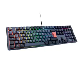 Ducky One 3 Cherry MX-Speed-Silver modrá / herní klávesnice / podsvícená / mechanická / drátová USB-C / DE