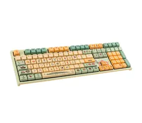 Ducky x Dimanche One 2 Pro Peter Pan Varmilo V2 Iris zelená / herní klávesnice / mechanická / drátová USB-C / US