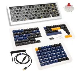 Ducky Outlaw 65 Barebone / RGB / ANSI Layout / 1100g / stříbrná