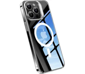 Torras UPRO Lstand Clear-Mag ochranný kryt pro Apple iPhone 15 transparentní