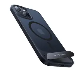 Torras UPRO Pstand ochranný kryt pro Apple iPhone 15 Pro černá