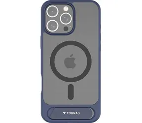 Torras Pstand Series ochranný kryt pro Apple iPhone 16 Pro modrá