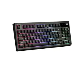 California Access Korero TKL černá / herní bezdrátová klávesnice / membránová / 2.4 GHz + USB-C / RGB