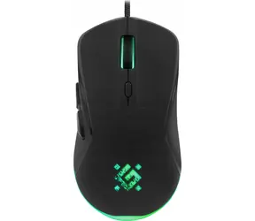 Defender ARGA GM-049 černá / herní optická myš / 3600DPI / 6 tlačítek / 1 kolečko / USB / 1.5m