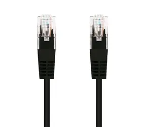 C-TECH patchcord Cat5e UTP 1 m černá