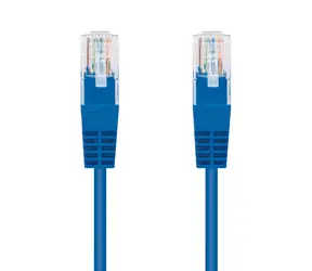 C-TECH patchcord Cat5e UTP 0.25 m modrá