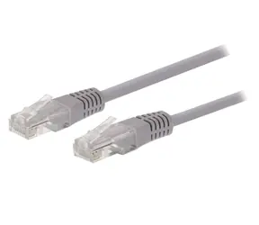 C-TECH patchcord Cat5e UTP 10 m šedá