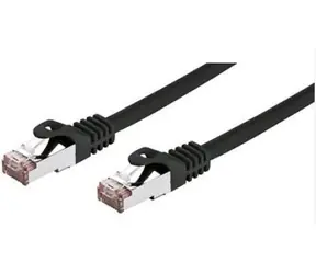 C-TECH patchcord Cat6 FTP 1 m černá