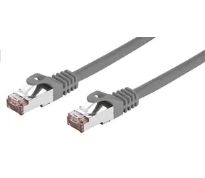 C-TECH patchcord Cat6 FTP 0.25 m šedá