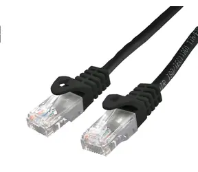 C-TECH patchcord Cat6 UTP 3 m černá