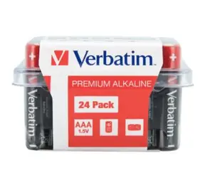 Verbatim 49504 Alkalické baterie AAA (24ks) / 1.5V