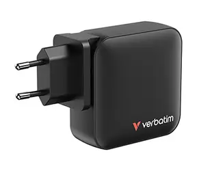 Verbatim 32216 Cestovní univerzální Mini GaN nabíjecí adaptér 165W šedá / 3x USB-C / 1x USB-A / QC / PD