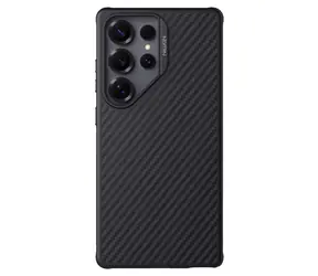 Nillkin Synthetic Fiber PRO Magnetic Zadní Kryt pro Samsung Galaxy S25 Ultra Black