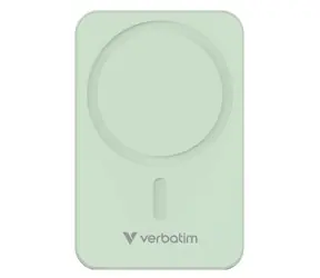 Verbatim Charge 'n' Go Essentials Magnetická bezdrátová powerbanka 20000mAh zelená / USB-C / MagSafe / 15-35W