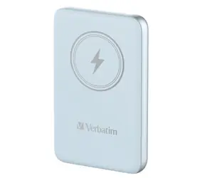 Verbatim Charge 'n' Go Magnetická bezdrátová powerbanka 10000mAh modrá / USB-C / MagSafe / 15-20W