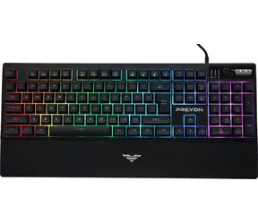 PREYON Long Claw Alpha černá / Herní klávesnice / Drátová / US layout / RGB