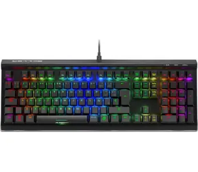 Sharkoon SKILLER SGK60 černá / herní klávesnice / mechanická / drátová / RGB / Kailh Box Red spinač / ES