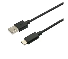C-TECH USB-C kabel 1 m černá / USB 2.0 A (M) - USB-C (M)
