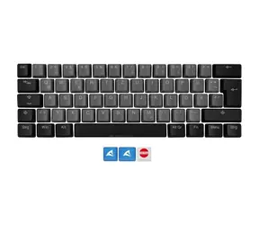 Sharkoon SKILLER SAC20 S4 set černá / keycap / 61 kláves / DE