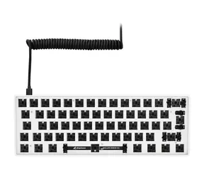 Sharkoon SKILLER SGK50 S4 Barebone bílá / Tělo klávesnice / formát 60% / ISO Layout