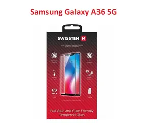 SWISSTEN FULL GLUE COLOR FRAME CASE FRIENDLY sklo pro SAMSUNG GALAXY A36 5G černá