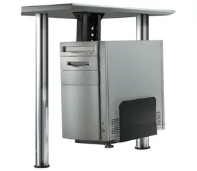Neomounts CPU-D200BLACK černá / držák PC pod stůl / výška pc 39-54 cm / šířka pc 13-23 cm / nosnost 30 kg