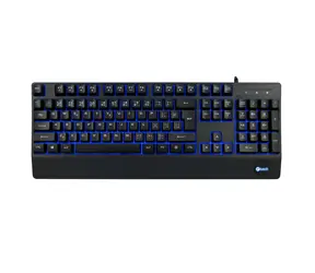 C-TECH KB-104BK černá / Herní klávesnice / membránová / USB-A / CZ/SK layout