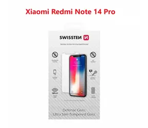 SWISSTEN Ochranné temperované sklo pro XIAOMI REDMI NOTE 14 PRO 5G 