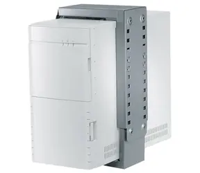 Neomounts CPU-D100SILVER / držák PC pod stůl / výška pc 30-53 cm / šířka pc 8-22 cm / nosnost 30 kg