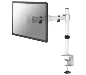 Neomounts NM-D135WHITE bílá / stolní držák monitoru / velikost 10-30" / VESA 75x75 - 100x100 / nosnost 8 kg