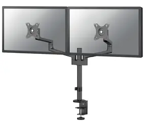 Neomounts TIS DS60-425BL2 černá / stolní držák pro 2 monitory  / velikost 17-27" / VESA 75x75 - 100x100 / nosnost 8 kg