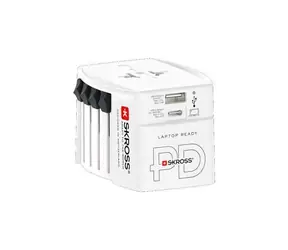 SKROSS MUV USB AC65PD / univerzální cestovní adaptér / 65W / USB A+C 