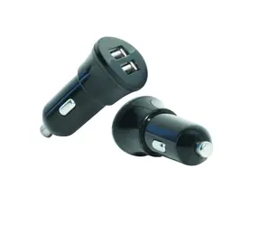 Mobilis Nabíječka do auta černá / 2x USB 