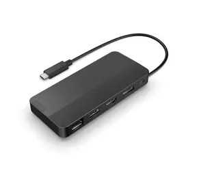 Lenovo USB-C Dual Display Travel Dock 65W - (1x DP & RJ45 & 1x HDMI & USB 3.0 & 2x USB-C) pripojit max. 2x LCD