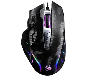 A4tech BLOODY J95S Activated černá / herní myš / 8000DPI / RGB / USB-A / 7 tlačítek / kabel 1.8m