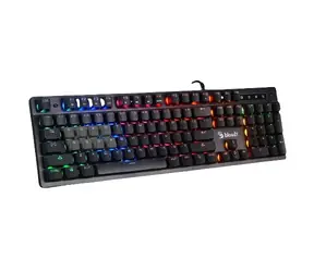 A4tech BLOODY B500N černá / Herní klávesnice / RGB / CZ layout / USB-A / 1.8 m