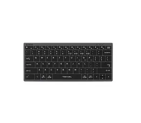 A4tech FBX51C šedá / Bezdrátová nízkoprofilová klávesnice / CZ layout / Bluetooth / 2.4GHz USB-A Nano přijímač 