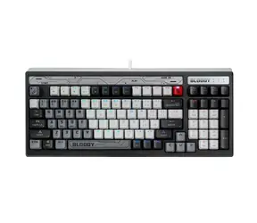 A4tech BLOODY B950 šedá / Herní klávesnice / RGB / CZ layout / Brown Switch / USB-A / 1.8 m