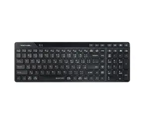A4tech FStyler FBK27C AS černá / Bezdrátová klávesnice / CZ layout / Bluetooth / 2.4GHz USB-A Nano přijímač 