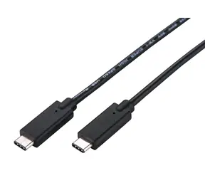 C-TECH USB-C kabel 2 m černá / USB-C (M) - USB-C (M)