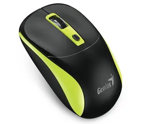Genius NX-7123 černo-zelená / Optická bezdrátová myš / 1200 dpi / Copilot / 4 tlačítka
