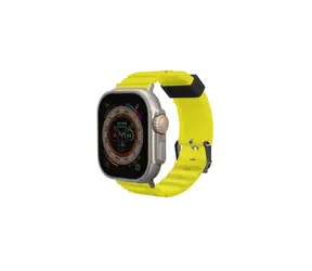 SKINARMA SHOKKU řemínek pro Apple Watch Ultra 49 mm & Apple Watch 45/44/42 mm žlutá